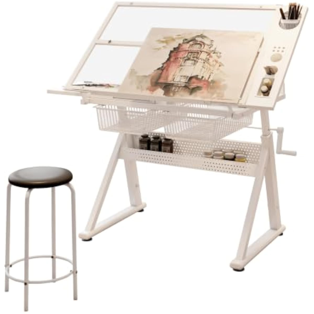 Tops - Escritorio de dibujo ajustable con superficie