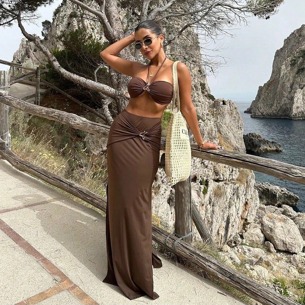 Traje de baño de dos piezas pa - Swimwear reseña y precio